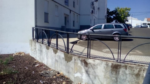 Locked Steel Gate